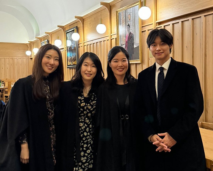 MFin formal dinner at St Catz.