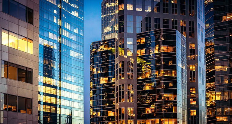 Skyscrapers.